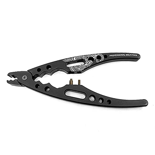 REDSPIDER Aluminum Alloy RC Shock Pliers RC Rod Ends Disassemble Tools RC Crawler Shocks Multifunction Pliers for Traxxas Arrma Axial Losi Redcat Racing Cars Trucks (A)