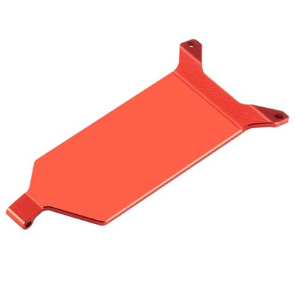 Aluminum Alloy RC Receiver Mount Plate Upgrade Parts, Red | For Losi 1/24 Micro-B, RC Car Buggy - color: Red