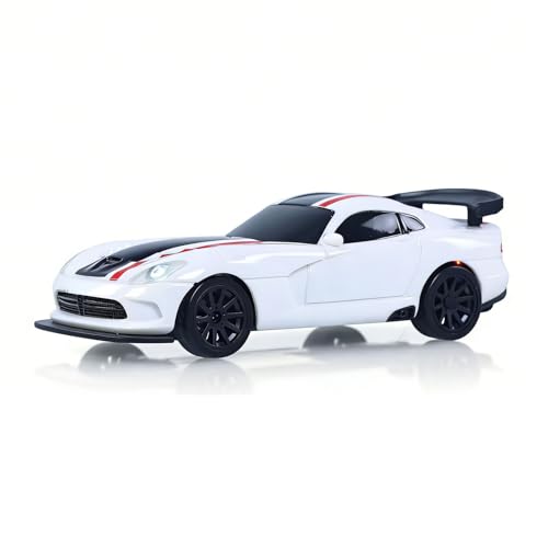 TOUCAN RC HOBBY US in Stock 1/43 High Speed Gyroscope RC Drift Vehicle 4WD Ready to Run Mini Car Radio Battery 2.4G Remote Control Racing Car 4311G for Adult - color: White