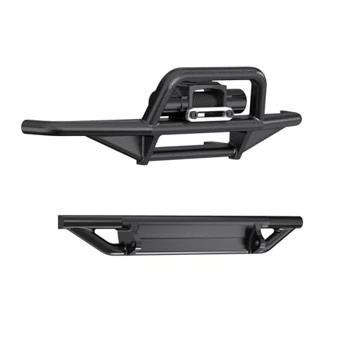 Front & Rear Bumper Aluminum Winch for Traxxas 1/18 TRX4M High Trail K10 Upgrade Parts RC Crawler Car