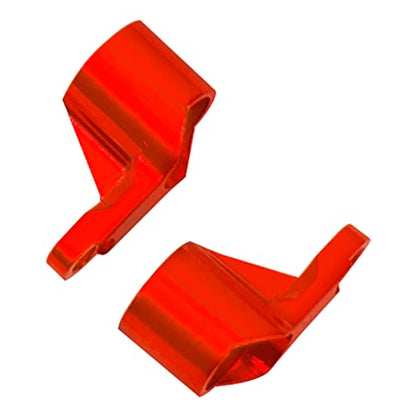 Auminum Alloy Steering Knuckle C-Hubs Bellcranks Set Compatible with Losi 1/18 Mini-T 2.0 2WD Stadium RC Truck Hop-Up Parts (Red) - color: Red