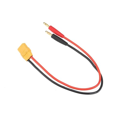 XT90H Male XT90 12awg 300mm 4mm Silicone Wire Cable Banana Plug To For RC Car Lipo Battery Parts And Accessories Upgrade Replacement Use RC Car Upgrade Part