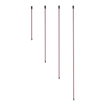20pcs 3-Pin RC Servo Extension Cable 5 Types Including 10/15/20/30cm Male to Female and 15cm Y-Type Extension Wire Compatible with JR JST Futaba for RC Cars Airplanes Servo Receiver Connection