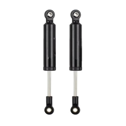 RC Car Assortment For Axial For SCX10 90046 For TRX-4 For MST For Redcat 1/10 RC Crawler Car 2Pcs Built-in For Spring Shock Absorber Damper(Black) - color: Black