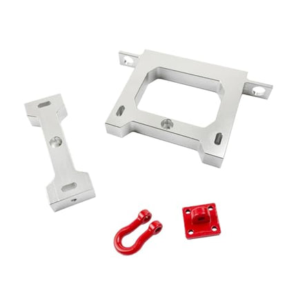 RC Car Parts for Wpl for B14 B24 B16 B36 C14 C24 Upgrade Parts 1/16 RC Car Truck Accessories Metal Beam with Rear Bumper with Tow Hook Upgrade Parts
