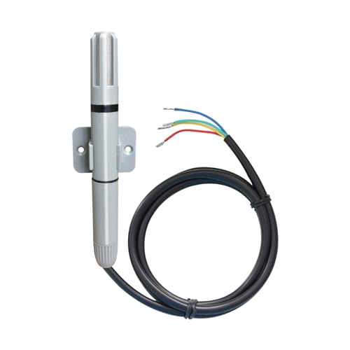 Tzone RS485 Temperature Sensor Modbus RTU Temp Humidity Transmitter Analog | Industrial rs485 temperature probe,for Farm Greenhouse HVAC Air Environment PLC Room,THT02 modbus temp sensor(-40℃ to 125℃) - style: THT02 RS485 Output