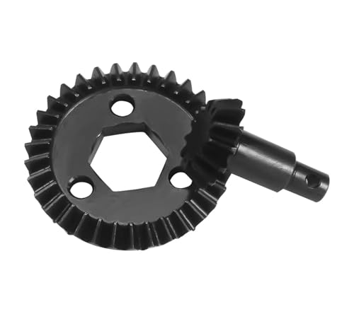 RC Car Upgrade Parts for Axial 1/18 for Capra for UTB18 for Unlimited for Trail Buggy RC Rig Crawler Upgrade Parts Metal Bevel Gear Set 33T/13T Axle Differential Spool(Bevel Gear Set) - size: Bevel Gear Set