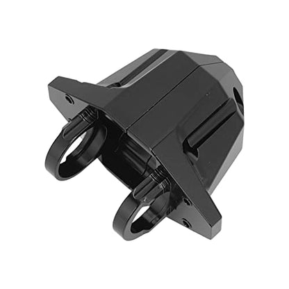 RC Rear Axle Gearbox Housing, Aluminium Alloy Strong Easy Installation RC Axle Gearbox Housing RC Exterior Gear Box Shell Cover for 1/7 UDR (Black)