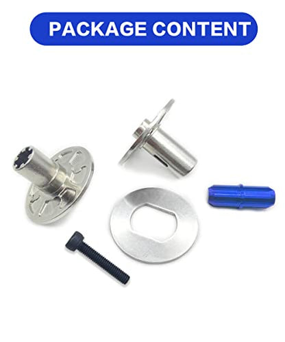 Metal RC Slipper Set & Hub Slipper Shaft Set for 1/10 Arrma Granite(Blue) | Hub Slipper Shaft Set,1/10 Arrma Granite Senton Big Rock Kraton Vorteks Outcast 1/8 Typhon Upgrade,Replace Arrma ARA310946