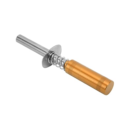 Alomejor Glow Plug Igniter Lightweight Compact RC Engine Starter for HSP 80103 Aircraft Ships (Gold) - color: Gold