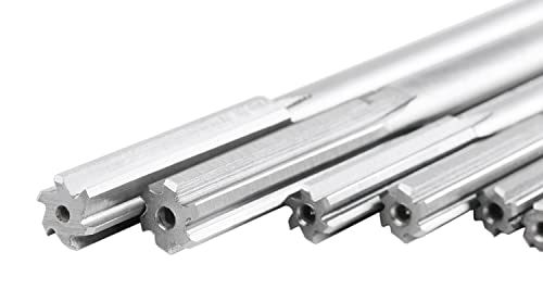 Accusize HSS Chucking Reamer Set Letter Size A to Z, 5500-SL00 | 26 Pc Set, Straight Shank, Straight Flute, Right-Hand Cut, +0.0001 to +0.0005 in Tolerance - size: Letter Size A to Z