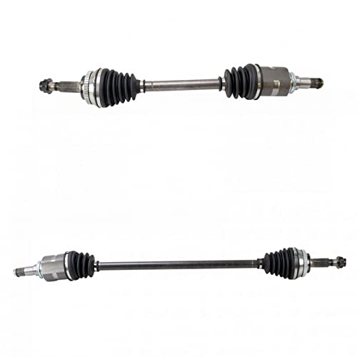 TRQ Front 2 Piece CV Axle Shaft Assembly Set | For 09-18 Toyota Corolla 09-13 Toyota Matrix 09-10 Vibe Driver & Passenger Side - style: CSA64165