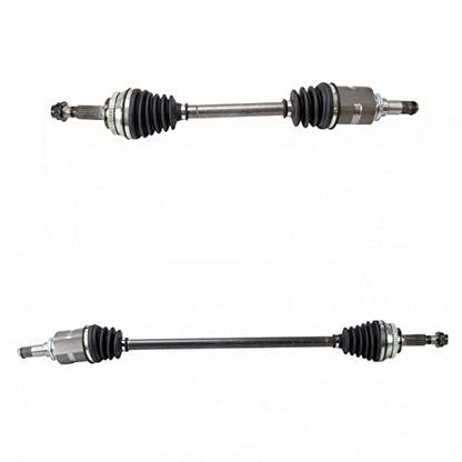 TRQ Front 2 Piece CV Axle Shaft Assembly Set | For 09-18 Toyota Corolla 09-13 Toyota Matrix 09-10 Vibe Driver & Passenger Side - style: CSA64165