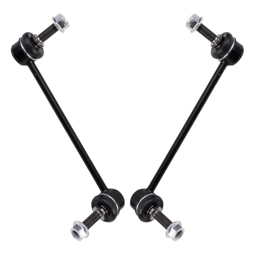 TRQ Front Driver and Passenger Side Sway Bar Link Set 2 Piece Compatible with 13-19 Cadillac ATS AWD 2014 CTS Sedan AWD 15-16 CTS 17-19 Base Luxury - style: PSA36256