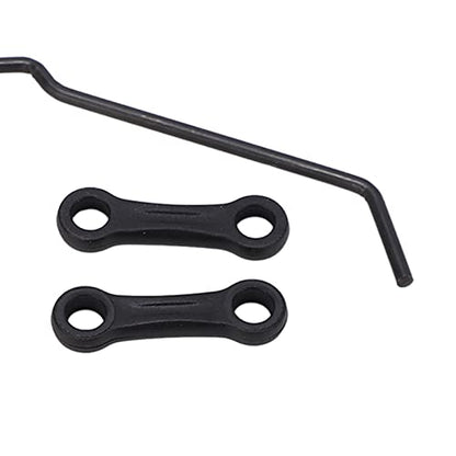 RC Sway Bar Kit, Anti Roll Bar Set for ZD Racing 1/7 MX 07 RC Car, Replacement Parts with Premium Plastic and Iron Construction for Enhanced Stability