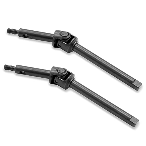 OGRC Front Steel Front Axle Drive Shaft CVD Set for SCX24 Upgrade Parts | Ujoint CVD Set for SCX24 C10/JLU/Bronco/Gladiator/Deadbolt Upgrades Parts - style: Regular