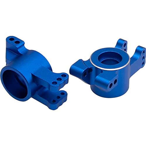 Alloy Rear Stub Axle Carriers Hub w/Ball Bearings # 9552 Compatible with Traxxas 1/8 Sledge 4WD 95076-4 RC Monster Truck Upgarde Parts (Blue) - color: Blue