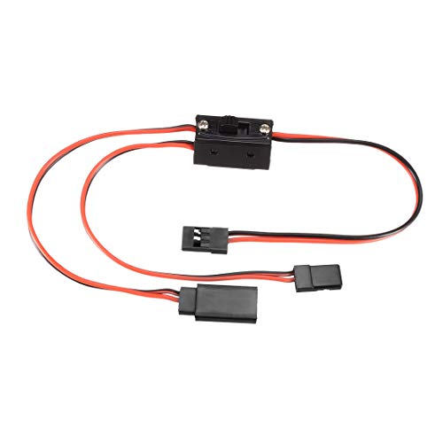 uxcell RC Products 3 Way On/Off Servo Wire Switch 2pcs | for JR Futaba Charge Cord