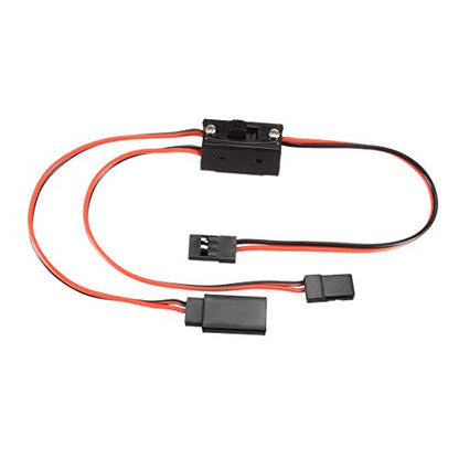 uxcell RC Products 3 Way On/Off Servo Wire Switch 2pcs | for JR Futaba Charge Cord