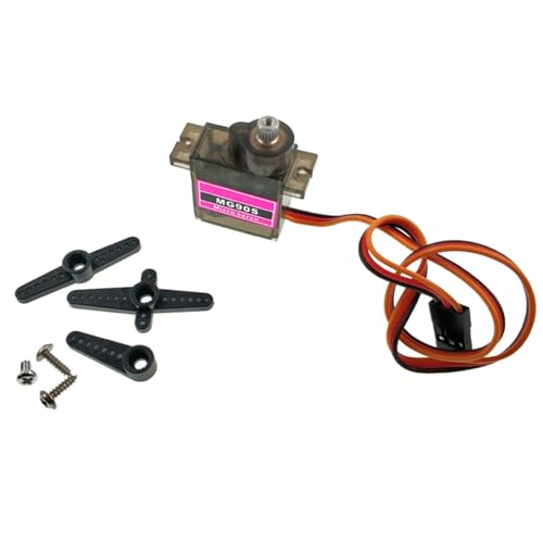 2pcs MG90S 9g Metal Gear Micro Tower Pro Servo Upgraded SG90 Digital Micro Servos for RC Vehicle Helicopter Boat Car Models