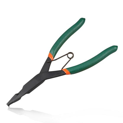 9 Inches Angle Tip Lock Ring Pliers Spring Loaded Snap Ring Pliers | Special Circlip Pliers for Retaining Rings on Shafts, Removing Installing Gearshift Locking Rings