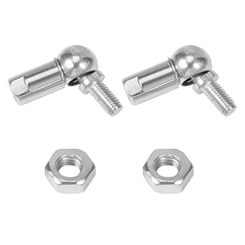 Ball Head Joint Rod End Bearing, 2pcs M10 Left Thread Ball Socket Universal Joints Carbon Steel Angle Ball Joint Fitting for Automotive, Hinged Door, Cupboard - size: M10 (2pcs), style: Left Thread