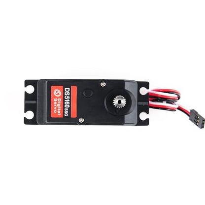 60KG Digital Servo Large Torque Steering Motor Stainless Steel Metal Gear RC Servo High Speed 0.13sec/60 Degree at 8.4V for Robotic & 1:5 RC Car (Control Angle 270 Degree) - style: 60KG - 270 Degree