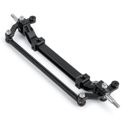 Rc Connecting Rod Compatible with Tamiya for LMT 4WD 1/14 RC Truck Tractor Car Front Axle Steering Assembly Metal Link Pole Linkage Rod Upgrade Parts