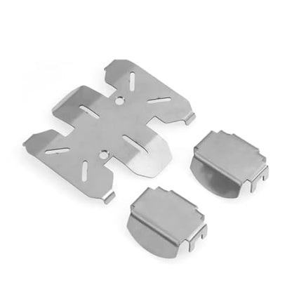 RC Modifications Spare Compatible With Axial For SCX10 PRO 1/10 RC Crawler Car Upgrade Parts Stainless Steel For Chassis Skid Plate Axle Protector