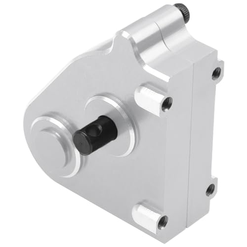 Metal Transfer Case Gearbox Transmission Gearbox Compatible with MN128 MN86 MN86K MN86S MN86KS 4WD G500 1/12 RC Crawler Car Upgrade Part (Silver) - color: Silver