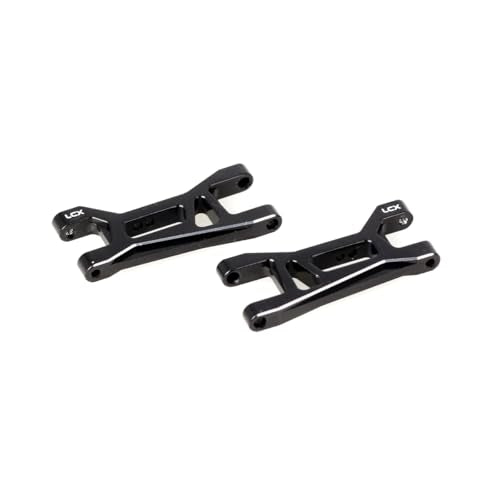LCX Racing RC Car CNC Machined Aluminum Front Rear Suspension Arm Set for RC Truck LOSI 1/24 Micro-B Buggy, Upgrades Parts Accessories (Front)