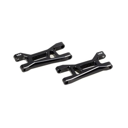 LCX Racing RC Car CNC Machined Aluminum Front Rear Suspension Arm Set for RC Truck LOSI 1/24 Micro-B Buggy, Upgrades Parts Accessories (Front)