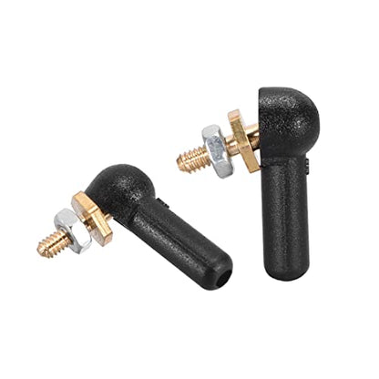 10 PCS 3mm/M3 Linkage End Tie Rod End Metal Ball Head Black for RC Boat Airplane Robot