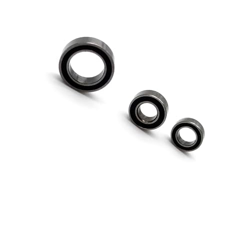 18pcs RC Car Ball Bearing Set 4x7x2.5mm 4x8x3mm 7x11x3mm Compatible with Wltoys 1/14 144001 RC Car Upgrade Parts