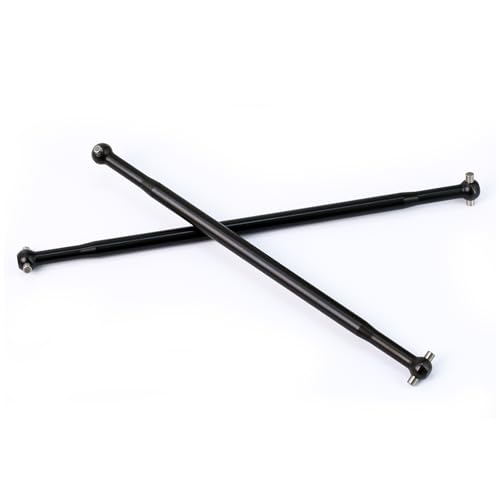 Steel Front & Rear Center Driveshaft Upgrades Part for 1/7 Big Rock 6S BLX,ReplaceARA310952&ARA310460(Black)