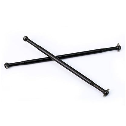 Steel Front & Rear Center Driveshaft Upgrades Part for 1/7 Big Rock 6S BLX,ReplaceARA310952&ARA310460(Black)