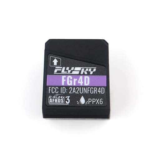 Flysky FGr4D 2.4G 4CH AFHDS 3 Waterproof PPX6 Receiver Dual Antenna | PWM PPM i-BUS2 S.Bus i-Bus Output For Noble NB4 PL18 EL18 Transmitter RC Car Boat