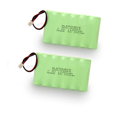 2PACK 300-03864-1 Battery 7.2V 1100mAh Compatible for Alarm Lynx WALYNX-RCHB-SC Honeywell Lynx Touch K5109, L3000, L5000, L5100 ADEMCO 300-06868 - size: 2PCS 7.2V 1100mAh battery