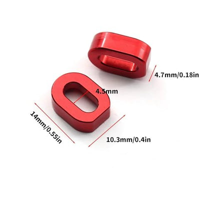 RC Parts For Traxxas For XRT 8S 7759 1/5 4 PCS Metal Motor Mount Washers Shims RC Car Upgrade Repairs Replacements Modifications Parts(Red) - color: Red
