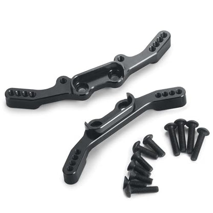 Rc Car Parts for 4-Tec 2.0 for VXL for AWD 83076-4 1/10 Metal Front Rear Shock Mount Fixing Plate RC Crawler Car Truck Model Parts Refit Accessories(Set) - size: Set