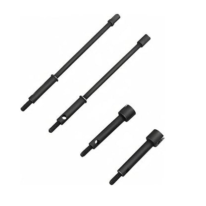 4mm Widened CVD Driveshaft Set for Axial SCX24 1/24 RC Crawler 90081 | Front Rear,Metal,Universal Joint,Upgrade Parts,High Strength,Precision Fit,Wear Resistant,Easy Installation