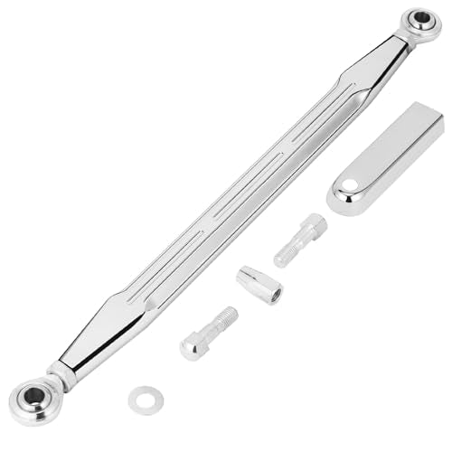 Shift Linkage Chrome, Motorcycle Gear Shifter Shift Rod Lever | Compatible for Harley Davidson 1986-2024 Street Glide, Electra Glide, Road Glide, Road King, Tri Glide, Softail, Dyna - color: Chrome