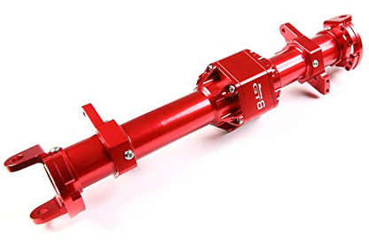 GTB Metal Front + Rear Axle Housing Set Fit Kyosho Mad Force Kruiser FO-XX Mad Crusher Upgrade Part (Red) | Aluminum Kyosho Mad Crusher Foxx USA-1 Axle - color: Red