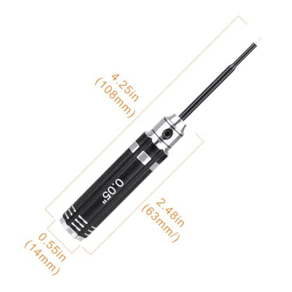 Multi-Size RC Screwdrivers Set Hex Nut Phillips Driver RC Tools for Axial SCX24 Traxxas TRX4M Losi Mini-T 2.0 Wltoys Tamiya HSP HPI 1/24 1/18 RC Crawler Truck Buggy Models