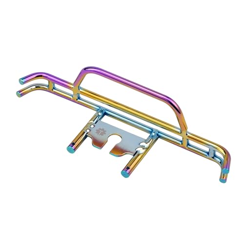Colorful Electroplating Metal Front and Rear Bumpers Set for 1/18 HPI Venture18 Upgrade Parts