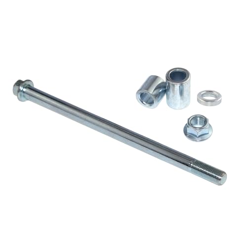 M12 205mm Front Rear Axle with Bushing 5mm 20mm 30mm Fit for Motorcycle Pit Dirt Bike Moped Scooter Quad ATV Mini Bike Parts - size: 12-205mm
