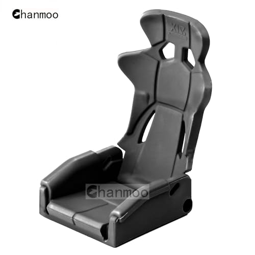 1/10 RC Crawler Car Toy Seats Simulation Plastic Chair Accessories for 1:10 Scale RC Rock Crawler Buggy Truck Car Traxxas TRX4 Axial SCX10 90046 RC4WD D90 D110 TF2 Tamiya Gen8 2Pcs (Black A) - color: Black a