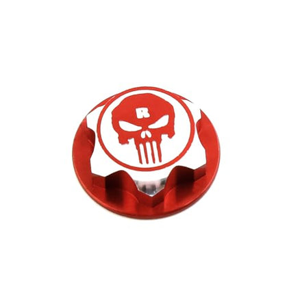 GoolRC 4PCS 17mm Wheel Nuts Dustproof Non-Slip Wheel Nuts Set Remote Control Car Metal Mount Nuts Replacement for Traxxas X-Maxx Summit 1/8 Buggy Truck Accessories - color: Red