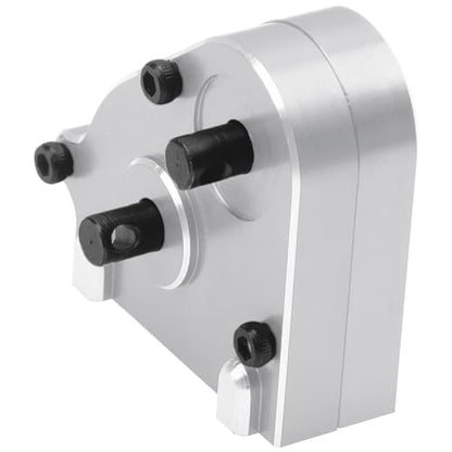 Metal Transfer Case Gearbox Transmission Gearbox Compatible with MN128 MN86 MN86K MN86S MN86KS 4WD G500 1/12 RC Crawler Car Upgrade Part (Silver) - color: Silver