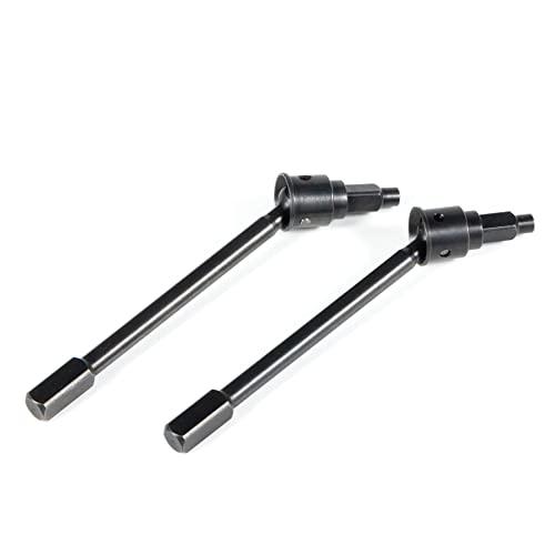 UTB18 RC Front & Rear Drive Shaft CVD Axle for Axial RC Crawler 1/18 UTB18 Capra Unlimited Trail Buggy RTR Upgrade Part (2pcs Front Drive Axles) - color: 2pcs Front Drive Axles